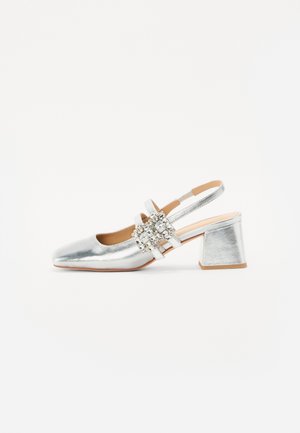 Classic heels - silver coloured