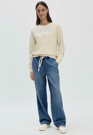 WIDE LEG - Relaxed fit jeans - dark blue