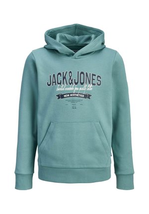 JUNIOR - Hættetrøje - mineral blue