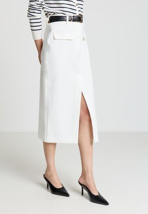 TINTA UNITA - Jupe crayon - bianco lana