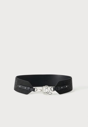 KARL LAGERFELD, IKON OUTLINE BELT - Ζώνη - silver-coloured/black
