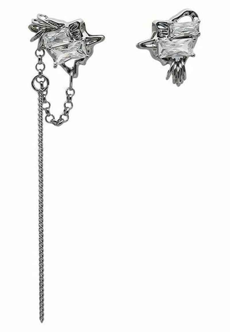 WOS STITCH Øreringe silver/sølvfarvet Zalando.dk