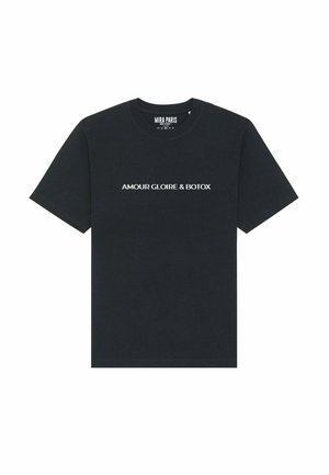 AMOUR GLOIRE BOTOX PRINT HEAVYWEIGHT - T-shirt con stampa - black