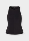 SOFT TOUCH BUILT IN BRA TANK - Μπλούζα - black