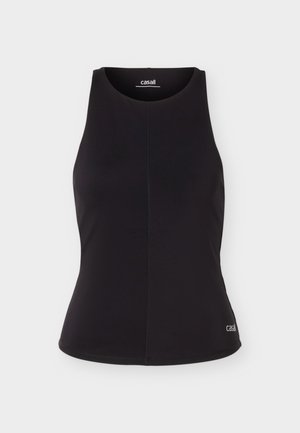 Casall, SOFT TOUCH BUILT IN BRA TANK - Débardeur - black