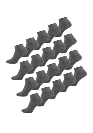 20-PACK CLASSIC UNIFARBEN HAUTSYMPATHISCH - Strømper - mittelgraumelange