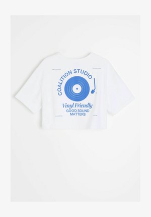 Diverse, CLTN WERNO - Print T-shirt - biały