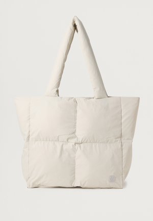 DYNGJA PUFFY TOTE BAG UNISEX - Saco de mão - dark stone
