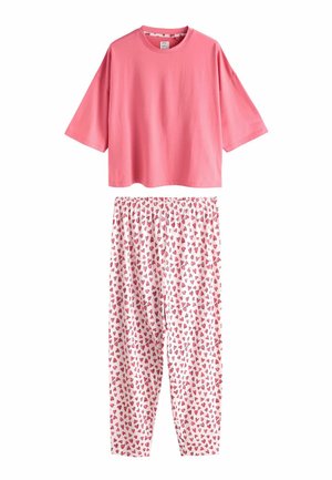 SHORT SLEEVE REGULAR FIT SET - Pigiama - red heart