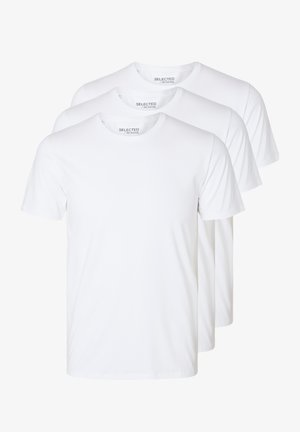 Selected, SLHROLAND 3 PACK - T-shirt basique - bright white