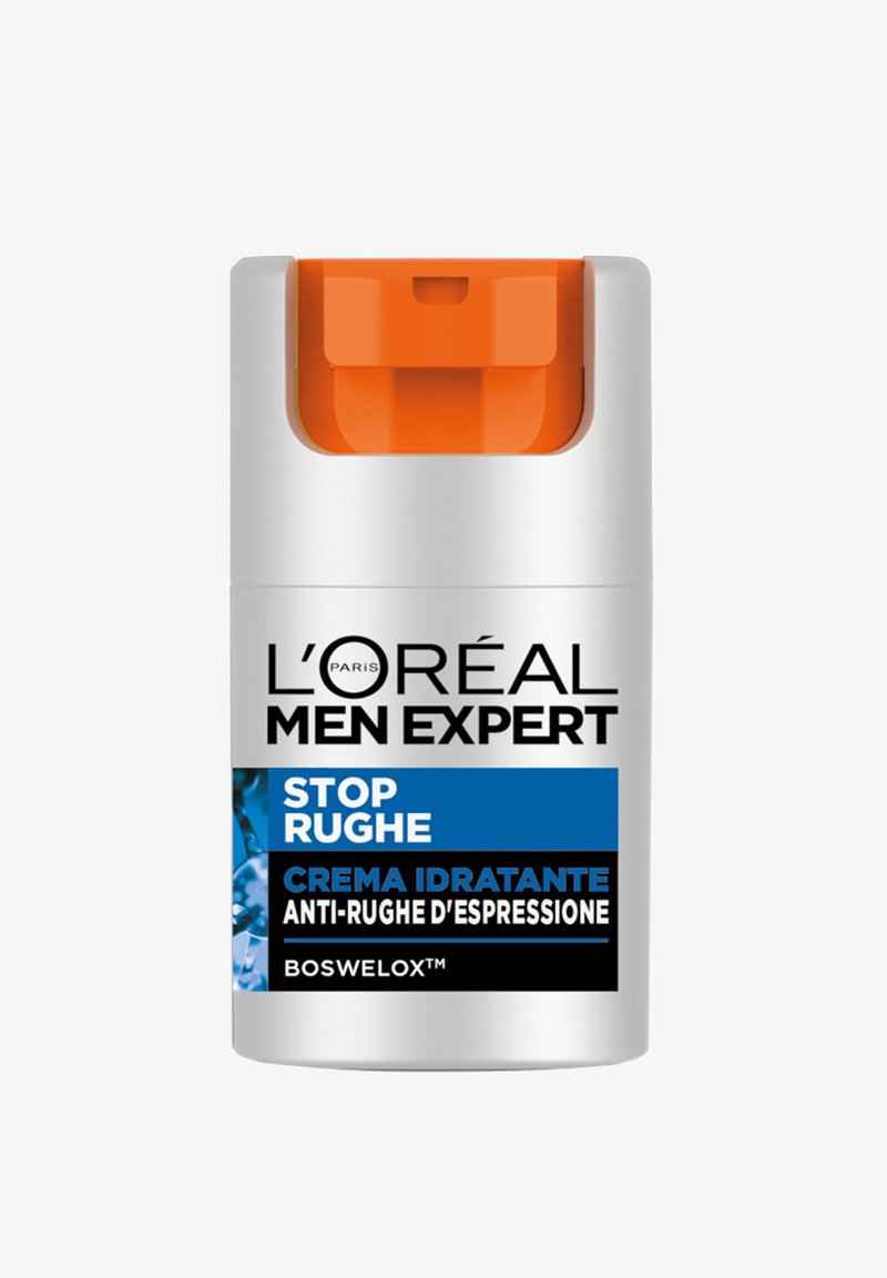 L'Oréal Men Expert - STOP RUGHE, CREMA IDRATANTE ANTI-RUGHE D'ESPRESSIONE, CON BOSWELOX, 50 ML - Crema da giorno - trasparente, Ingrandire
