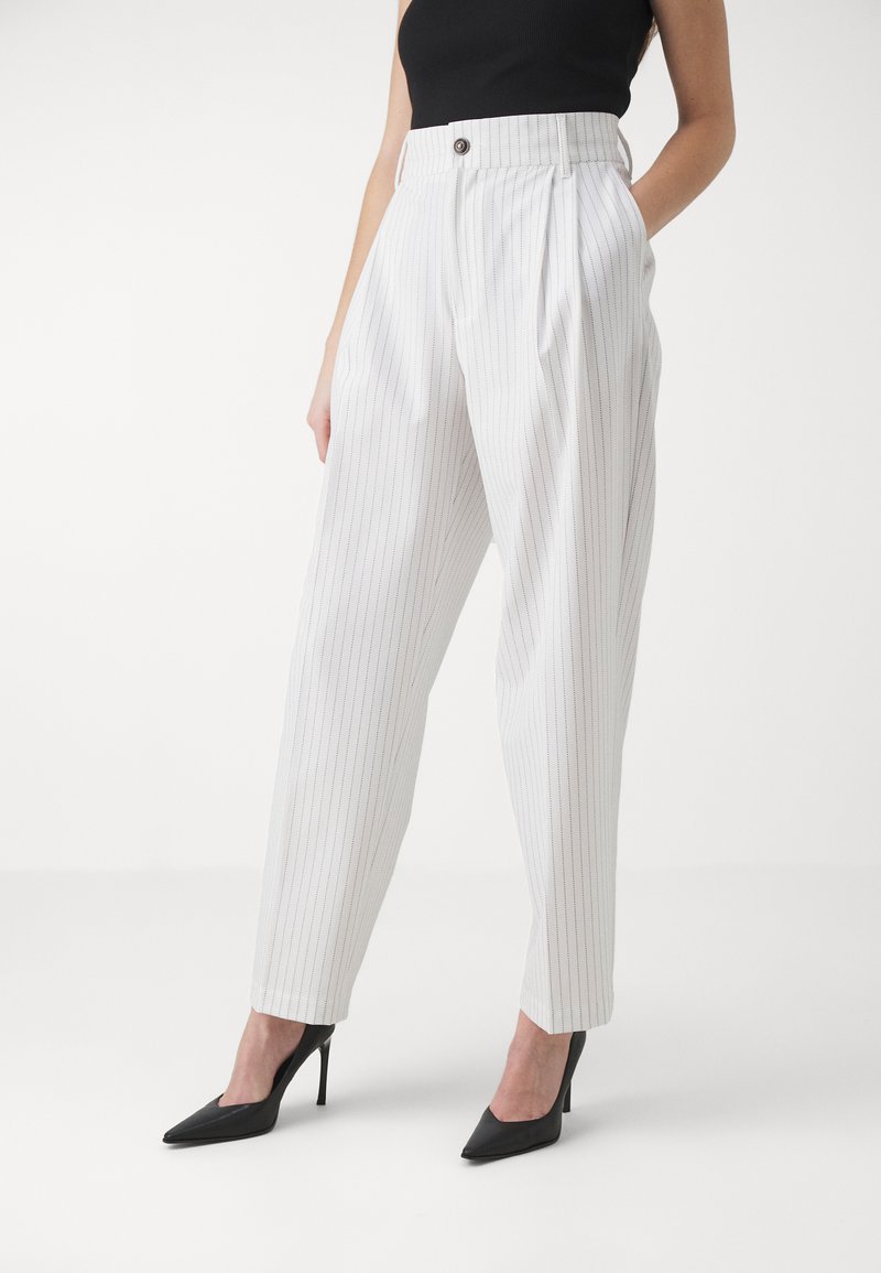 Versace Jeans Couture - LONG - Trousers - white, Enlarge