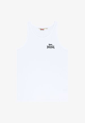 Lonsdale, LONSDALE HERREN SINGLET SCHMALE PASSFORM DOLTON - Débardeur - white black