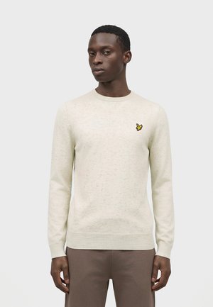 Lyle & Scott, CREW NECK - Пуловер - whitecap/grey marl