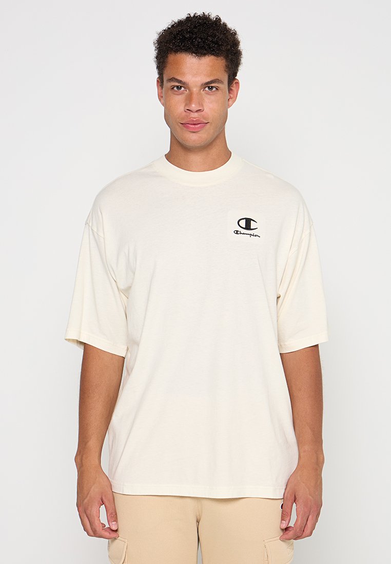 Champion T-shirt print crème