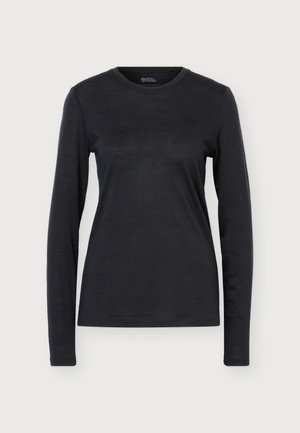Fjällräven, ABISKO - Блуза с дълги ръкави - black