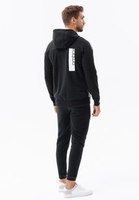 Ombre Felpa con zip - black