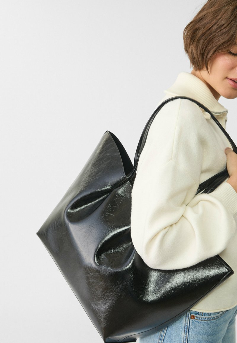 Stradivarius SOFT - Torba za nakupovanje - black