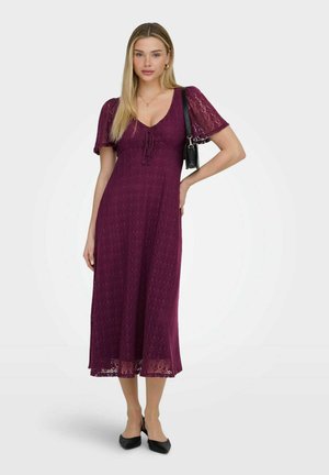 ONLDANIELLA LANGES - Vestido informal - mauve wine