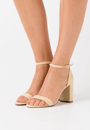 Dune London, Sandales à talons hauts - beige