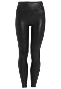 Spanx FAUX LEATHER LEGGINGS - Leggings - black/svart 