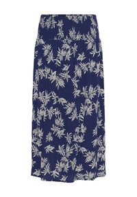 KASKYLA - Vekkihame - blue white leaf print