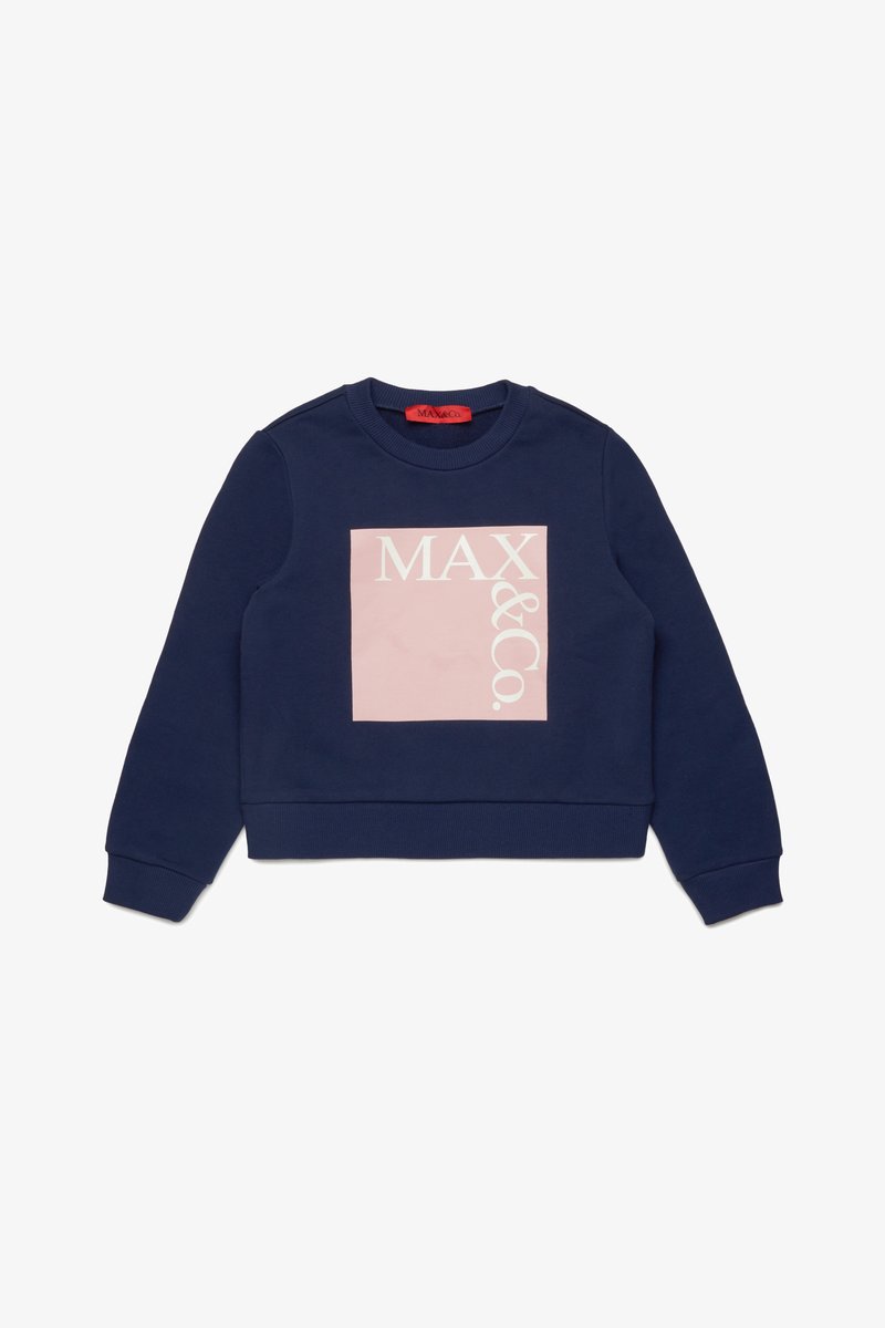 MAX&Co. Camisola - evening blue/pink/natural