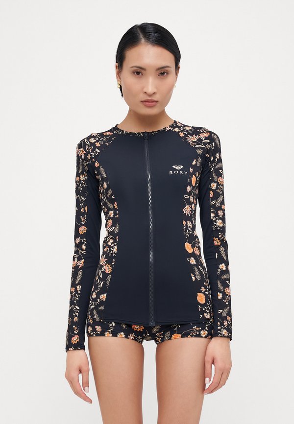 KERALA ZIPPED  - Bikini top - anthracite