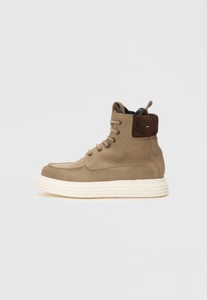 Bottines à lacets - land gray