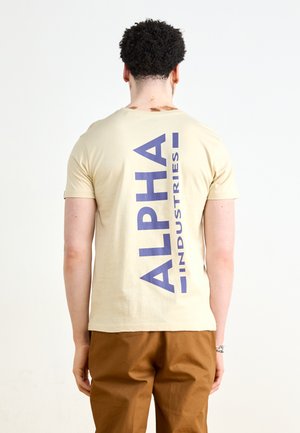 BACK - Print T-shirt - vintage white