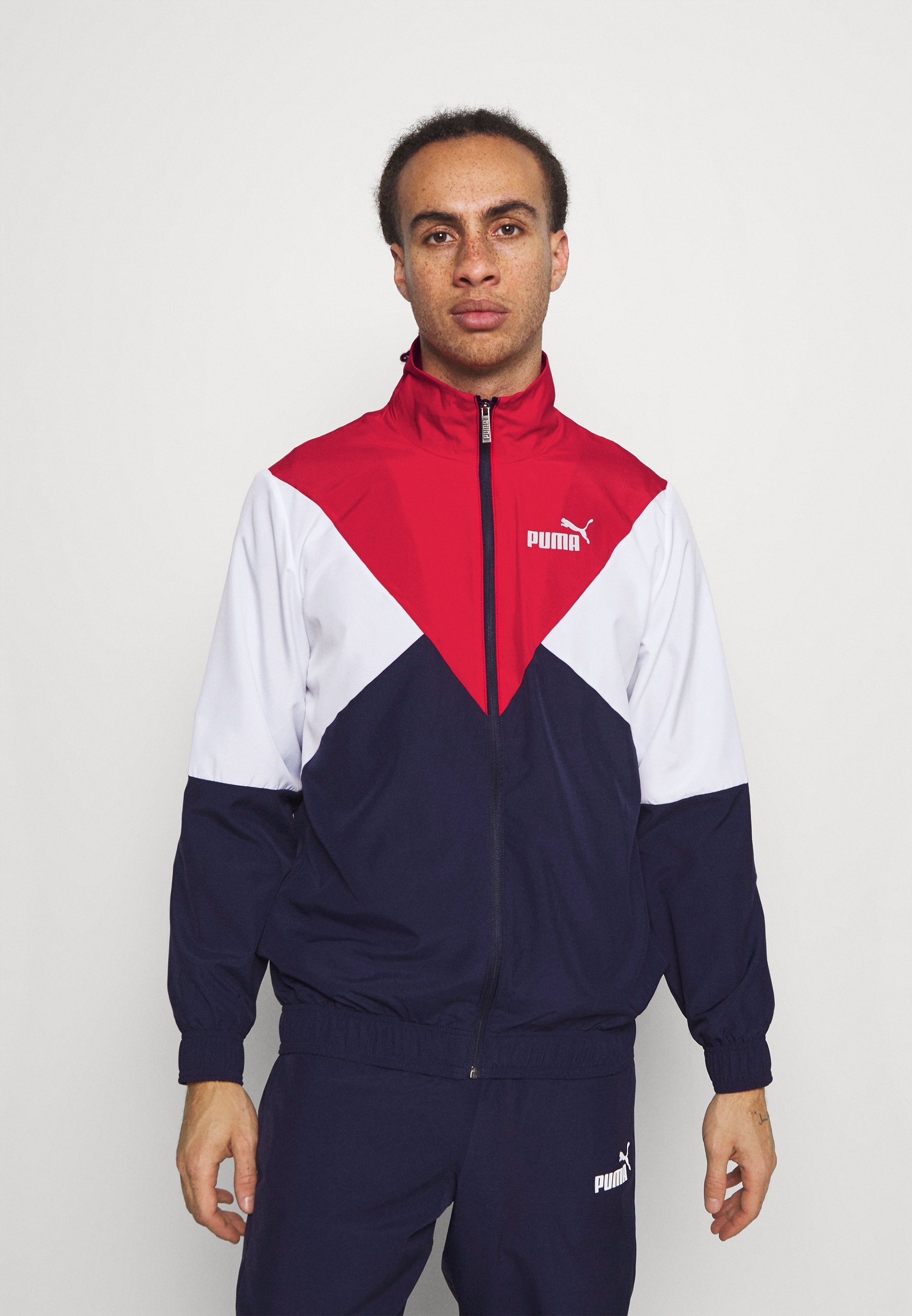 Puma RETRO TRACKSUIT SET - Tuta - peacoat/blu scuro - Zalando.it