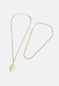 Pier One - UNISEX 2 PACK - Collana - gold-coloured Immagine in miniatura 1