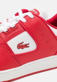 Lacoste COURT CAGE  224 - Sneakers low - red/white