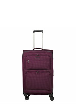 Travelite CUBIS 4 ROLLEN TROLLEY M 72 CM UNISEX - Trolley - berry