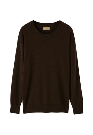 Falconeri, ULTRASOFT WITH SLITS - Striktrøje - brown