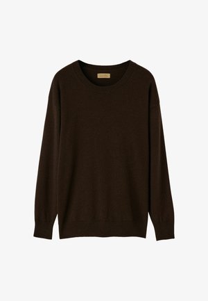 Falconeri, ULTRASOFT WITH SLITS - Striktrøje - brown