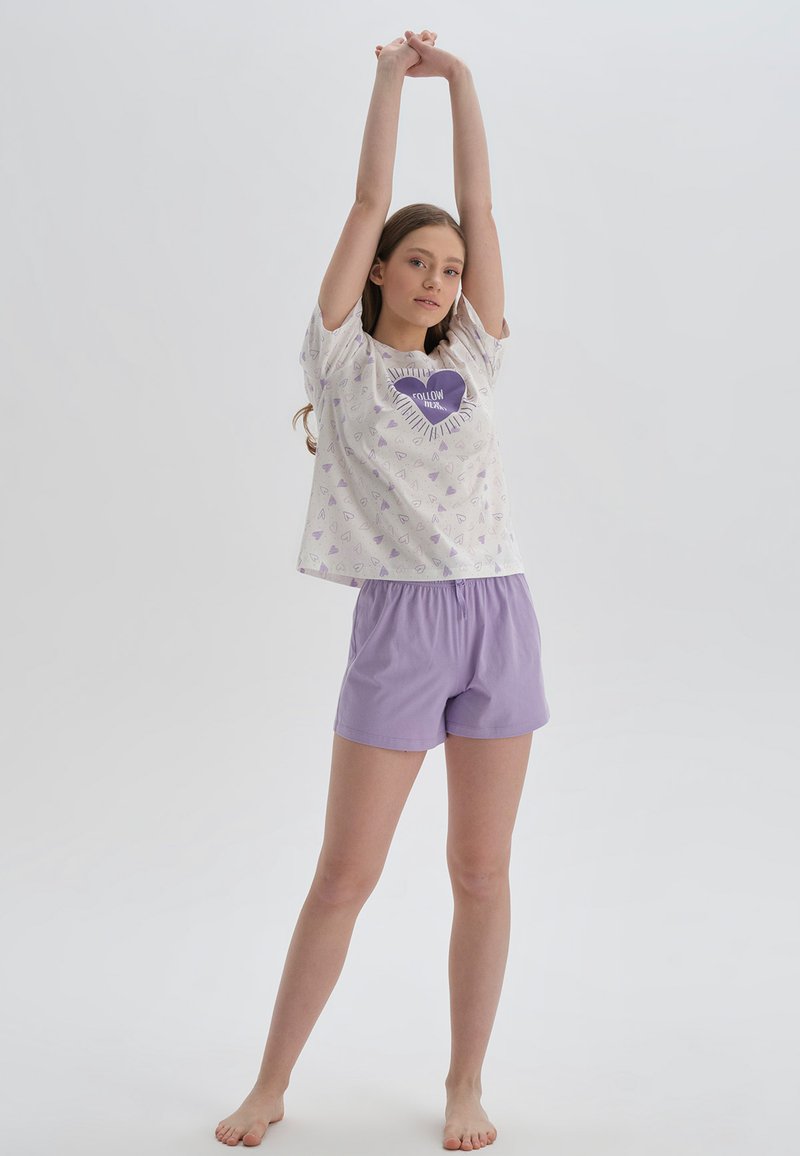 Damen Nachthemden | DAGI Nachtwäsche Set purple/lila - NC82486 Damen Nachthemden | DAGI Nachtwäsche Set purple/lila - NC82486