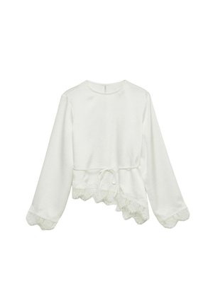 Vero Moda, ASYMMETRICAL TOP VMMIRO TOP - Blouse - snow white