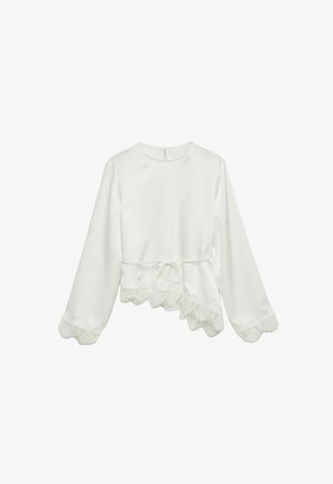 Vero Moda, ASYMMETRICAL TOP VMMIRO TOP - Blouse - snow white