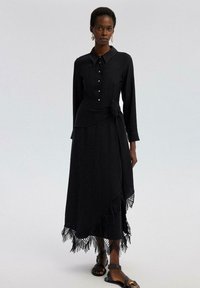 Touché Privé WRAP WITH DETAIL - Vestito lungo - black