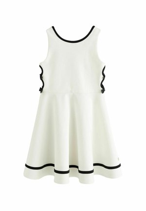 REGULAR FIT - CUT OUT CONTRAST PONTE  - Jurk - white