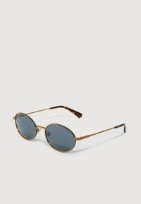 UNISEX - Sunglasses - brass-coloured/dark blue