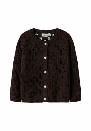 Cardigan - seal brown
