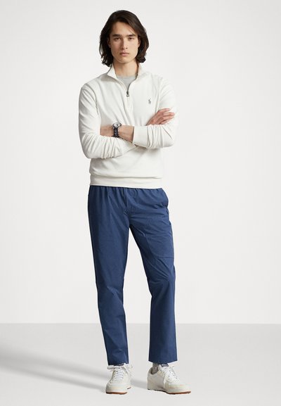 Polo Ralph Lauren LUXURY JERSEY QUARTER ZIP PULLOVER - Sweatshirt - nevis