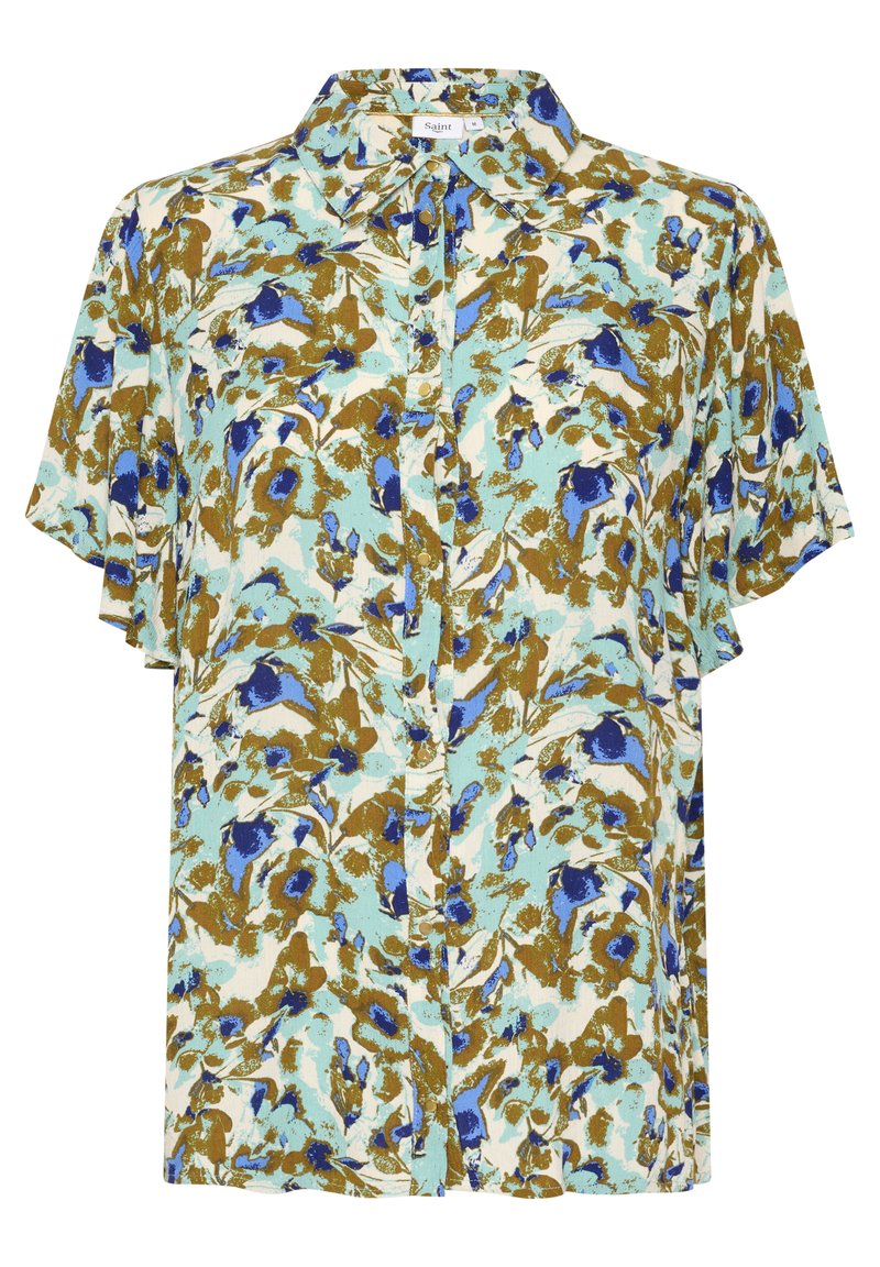 Saint Tropez Overhemdblouse turquoise