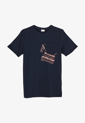 T-shirt con stampa - blue