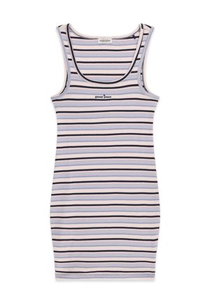 Guess Jeans, GESTREIFTER MINI DRESS - Shift dress - mehrfarbig grundton blau