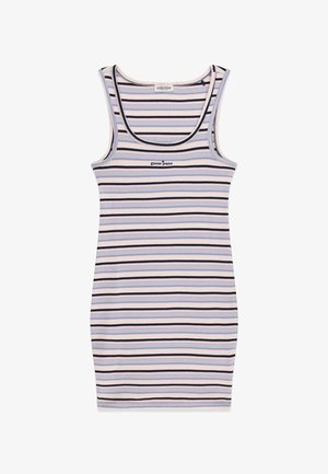 Guess Jeans, GESTREIFTER MINI DRESS - Etuikleid - mehrfarbig grundton blau