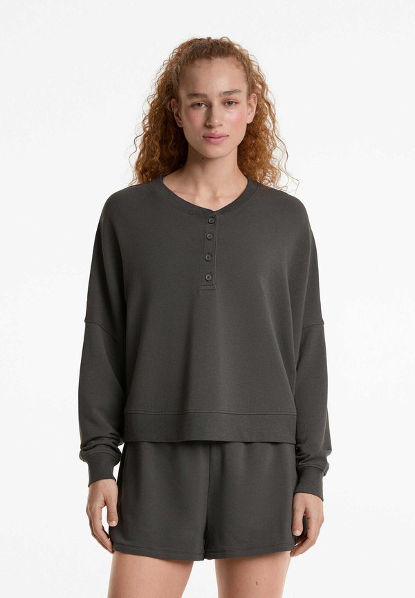 SOFT-TOUCH BUTTONED - Sweatshirt
