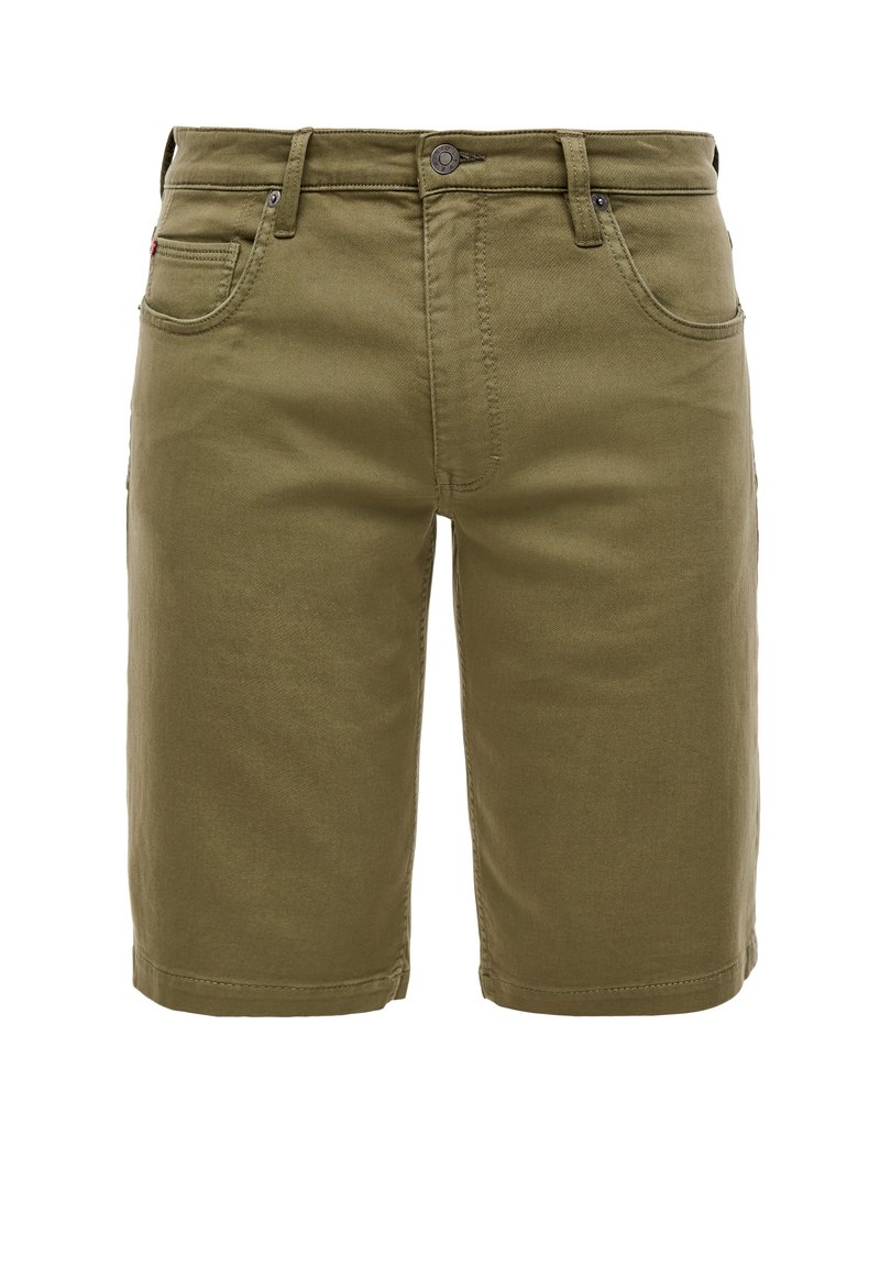 Herren Skinny Fit | s.Oliver BERMUDA Jeans Shorts olive/dunkelgrün - OC74350 Herren Skinny Fit | s.Oliver BERMUDA Jeans Shorts olive/dunkelgrün - OC74350